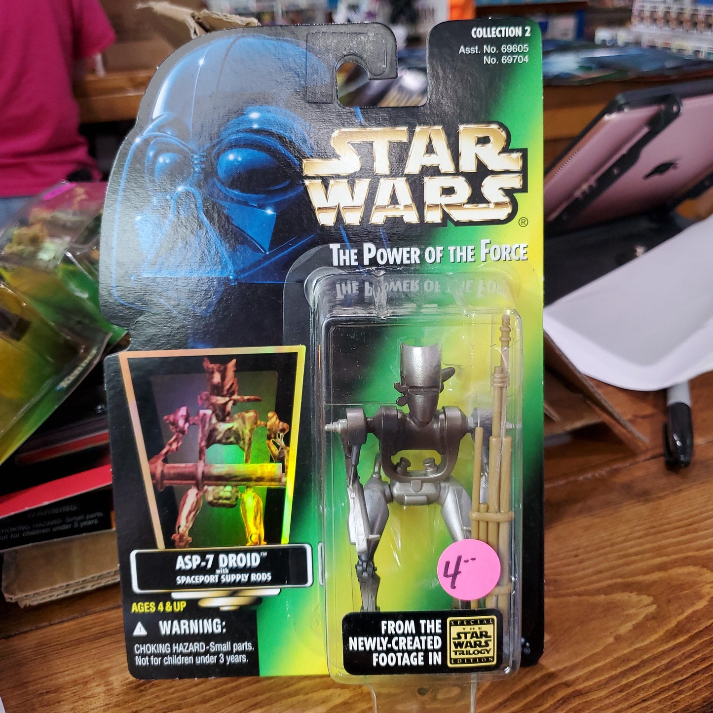 Star Wars: Power of the Force - ASP-7 Droid - Hasbro Action Figure