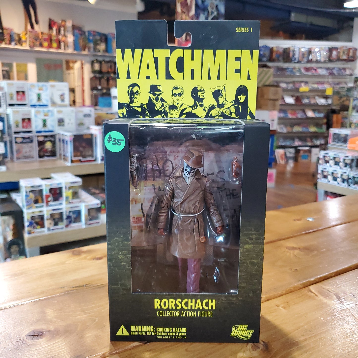 DC Comics - The Watchmen - Rorschach Action Figure