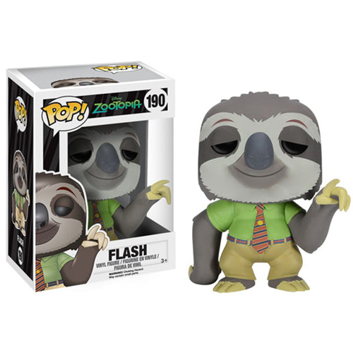 Disney Zootopia - Flash #190 - Funko Pop! Vinyl Figure | Tall Man Toys