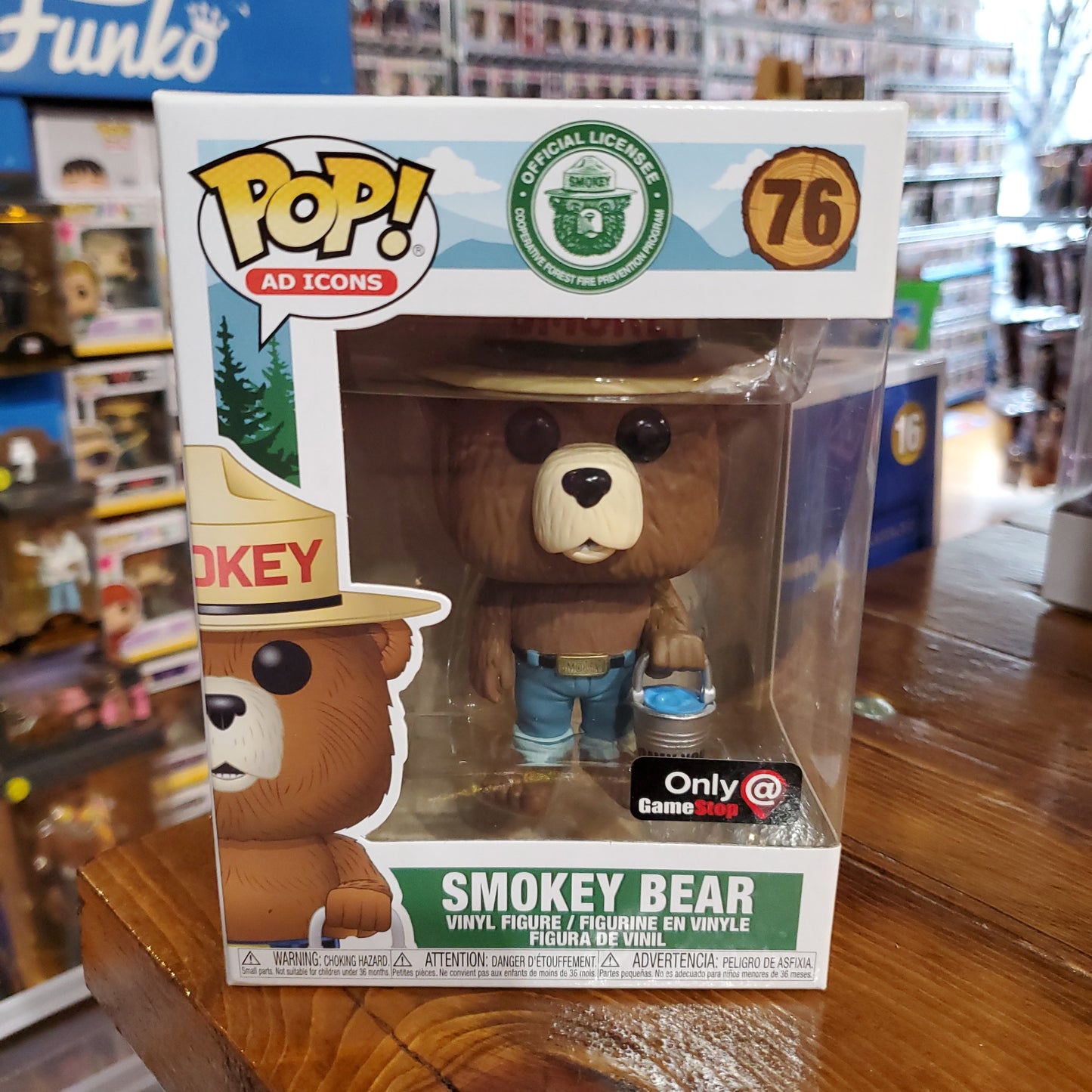 Ad Icons - Smokey the Bear #76 - Exclusive Funko Pop! Vinyl Figure
