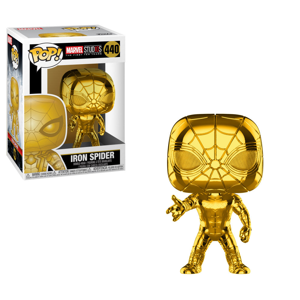 Marvel Studios chrome Iron Spider Funko Pop! Vinyl figure