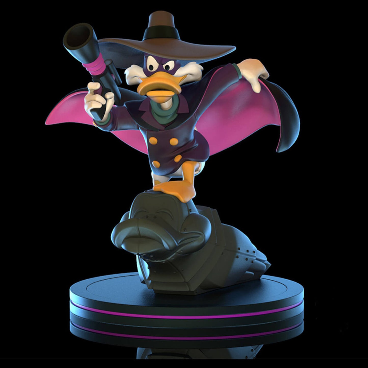 Disney - Darkwing Duck #100 - Collectible Q-Fig Statue by Quantum Mechanix