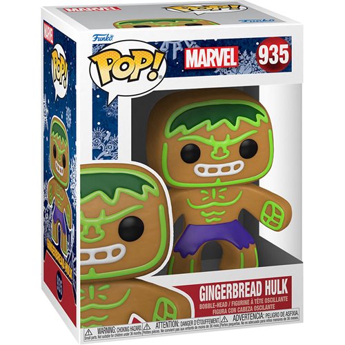 Marvel - Gingerbread Hulk #935 - Funko Pop! Vinyl Figure – Tall Man Toys &  Comics