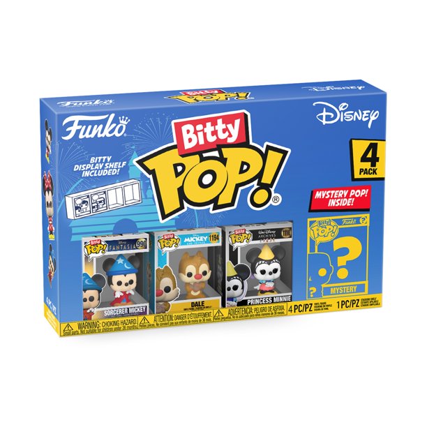 Disney Sorcerer Mickey Bitty Pop 4 Pack Funko Pop! Vinyl Figure