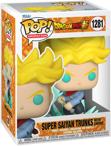 DBZ - Super Saiyan Trunks w/Spirit Sword #1281 - Funko Pop! Vinyl Figure (anime)