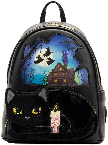 Loungefly Disney: Hocus Pocus- Binx Pocket Mini Backpack by Loungefly