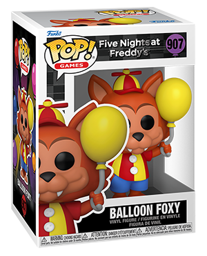 Five Nights at Freddy s Balloon Foxy 907 Funko Pop Vinyl Figure Tall Man Toys Comics