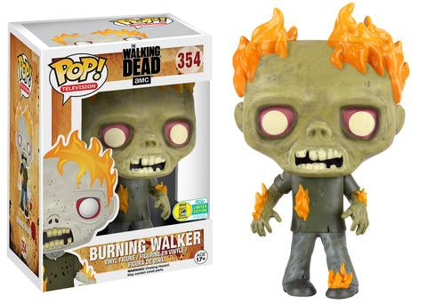 TWD the walking dead Burning Walker Exclusive Funko Pop! Vinyl Figure
