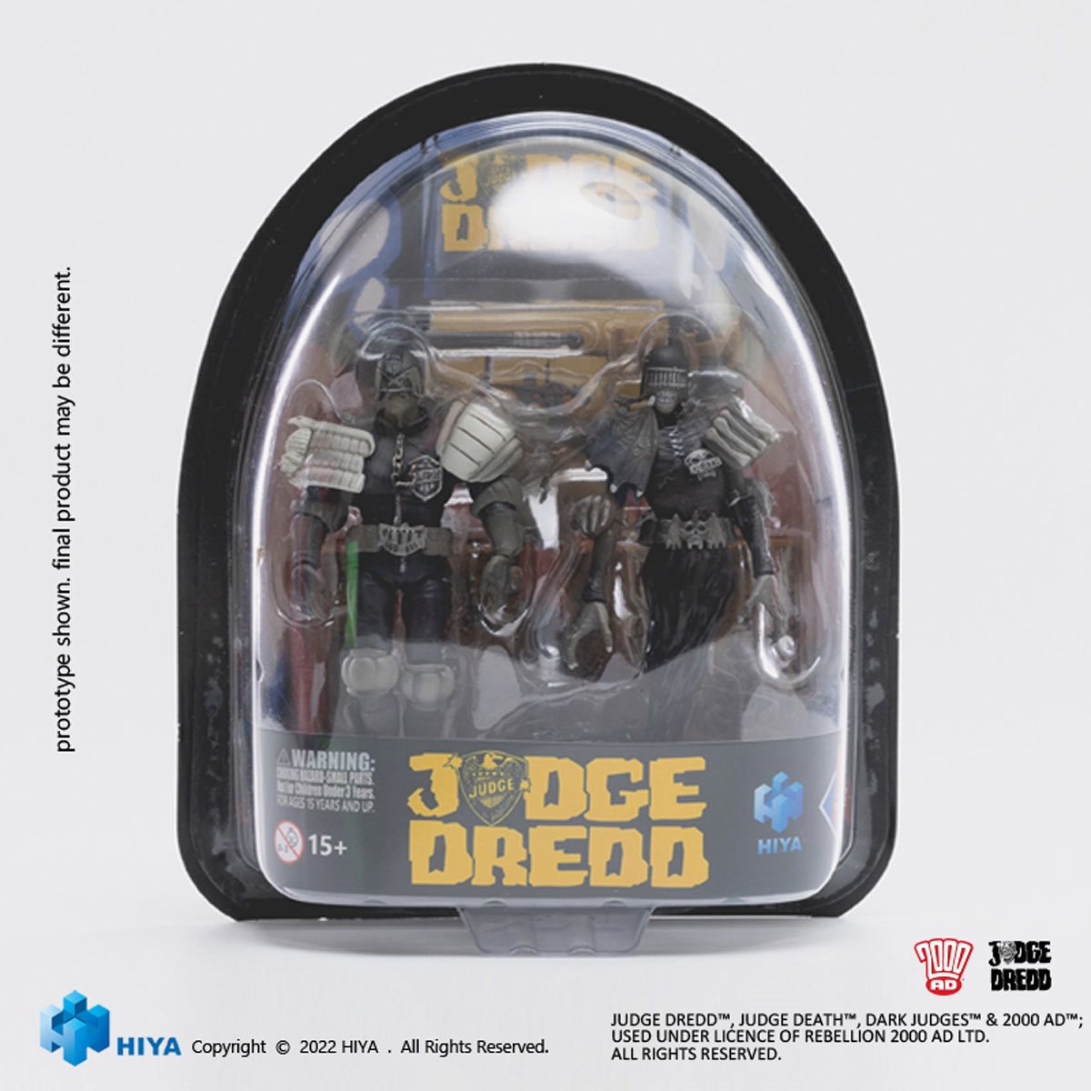 Judge Dredd - Dredd vs. Death (Black and White) - Exclusive Action Figure Set
