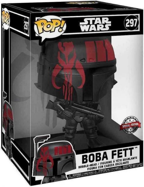 Star Wars: Boba Fett (Black) 297 10 inch Funko Pop! Vinyl Figure