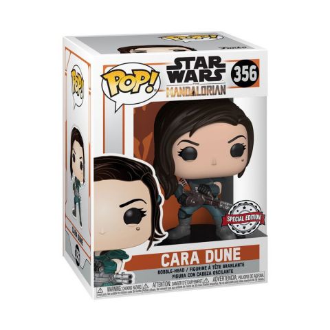 Star Wars: The Mandalorian - Cara Dune with Gun #356 - Exclusive Funko Pop! Vinyl Figure