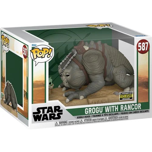 Star Wars: The Book of Boba Fett - Grogu and Rancor #587 - Exclusive Funko Pop! Vinyl Figure