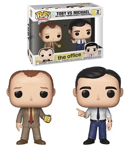 The Office Two Pack Toby Michael Scott set Funko Pop! Vinyl figure Television