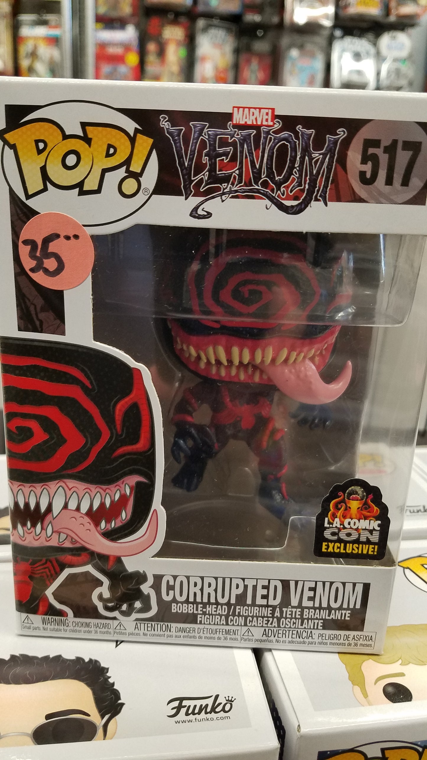 Marvel Corrupted Venom exclusive Funko Pop! Vinyl figure