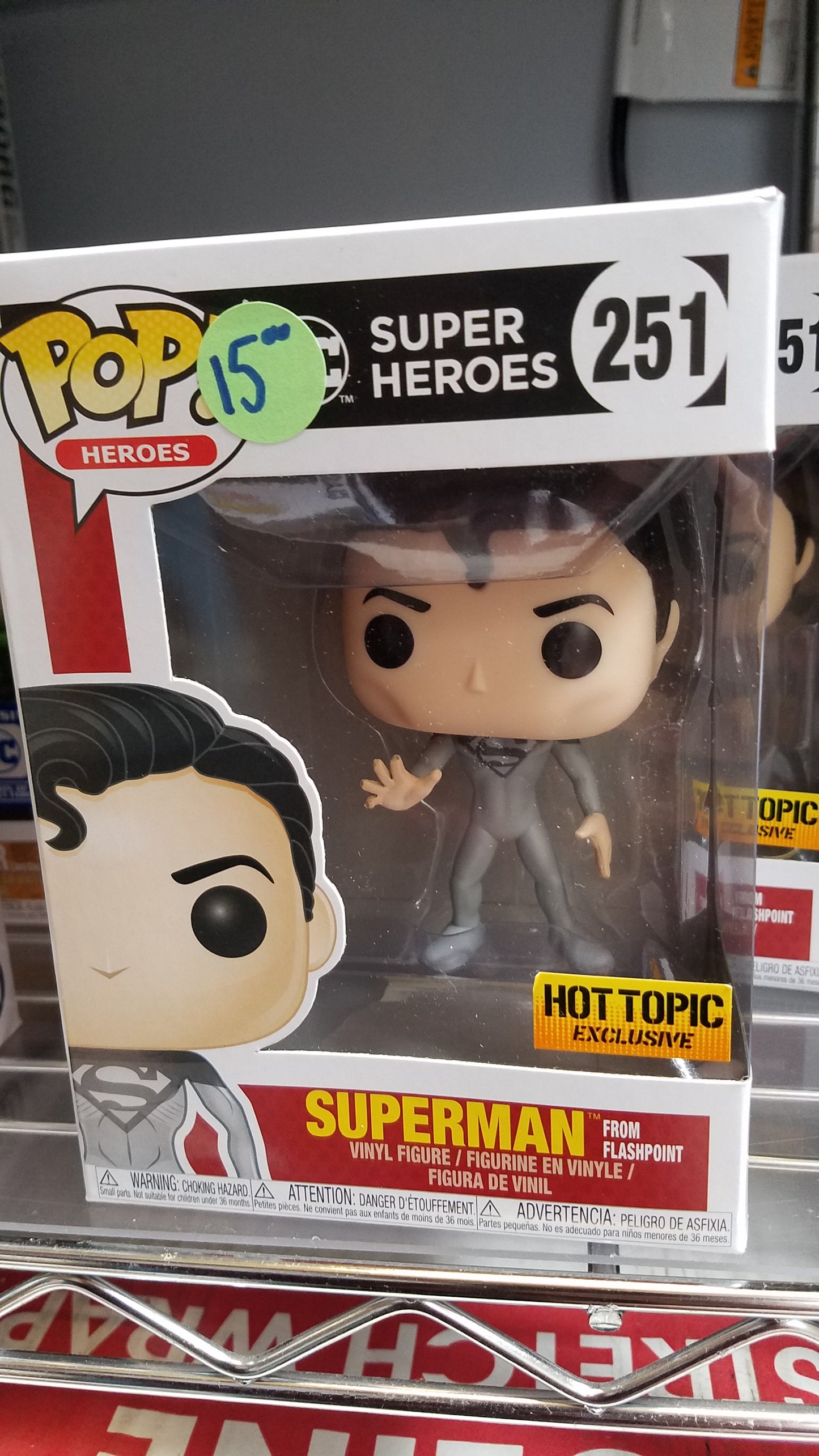 Superman from Flashpoint #251 Funko Pop Vinyl Figure dc comics