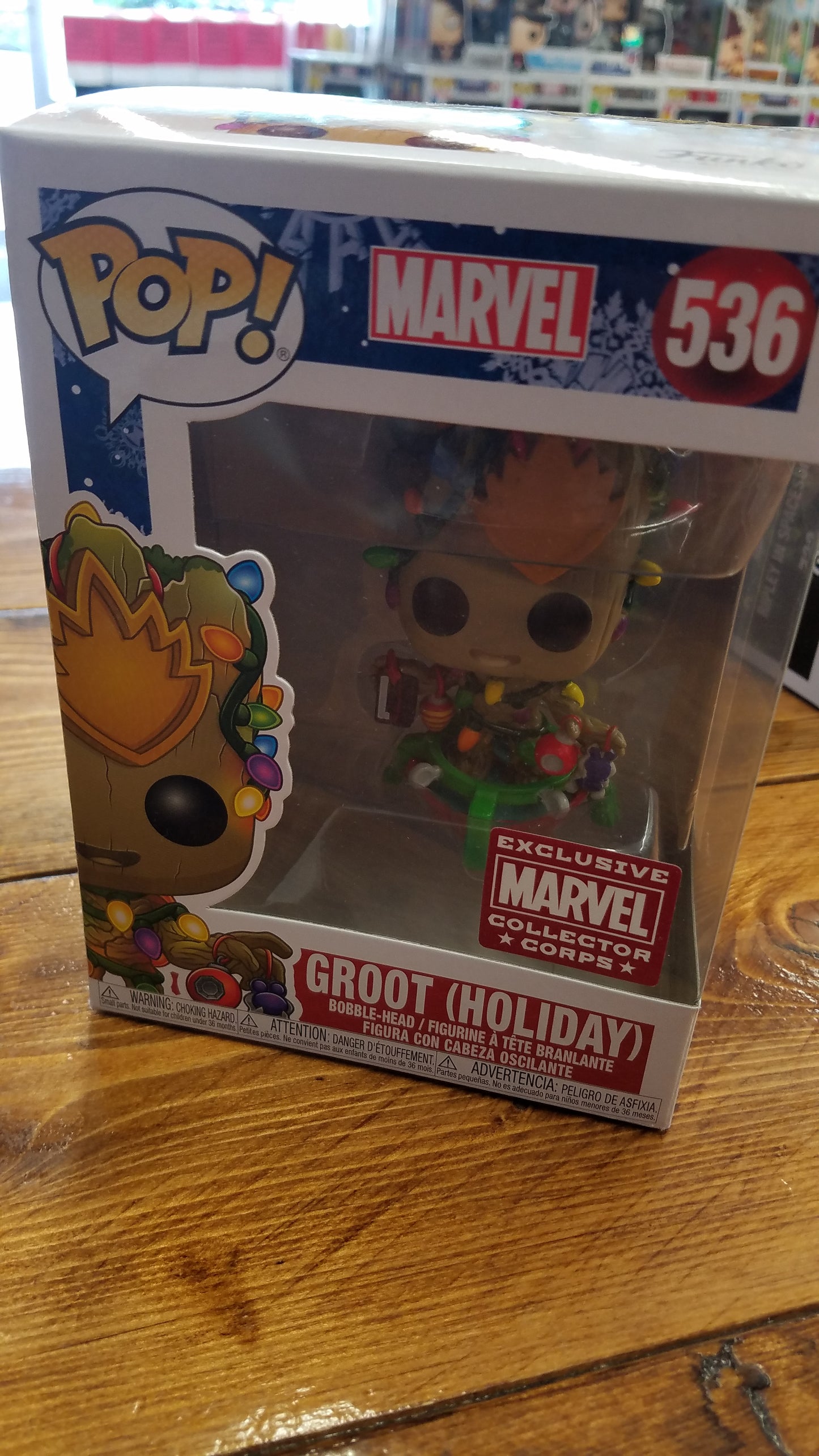 Marvel - Holiday Groot #536 exclusive - Funko Pop! Vinyl Figure