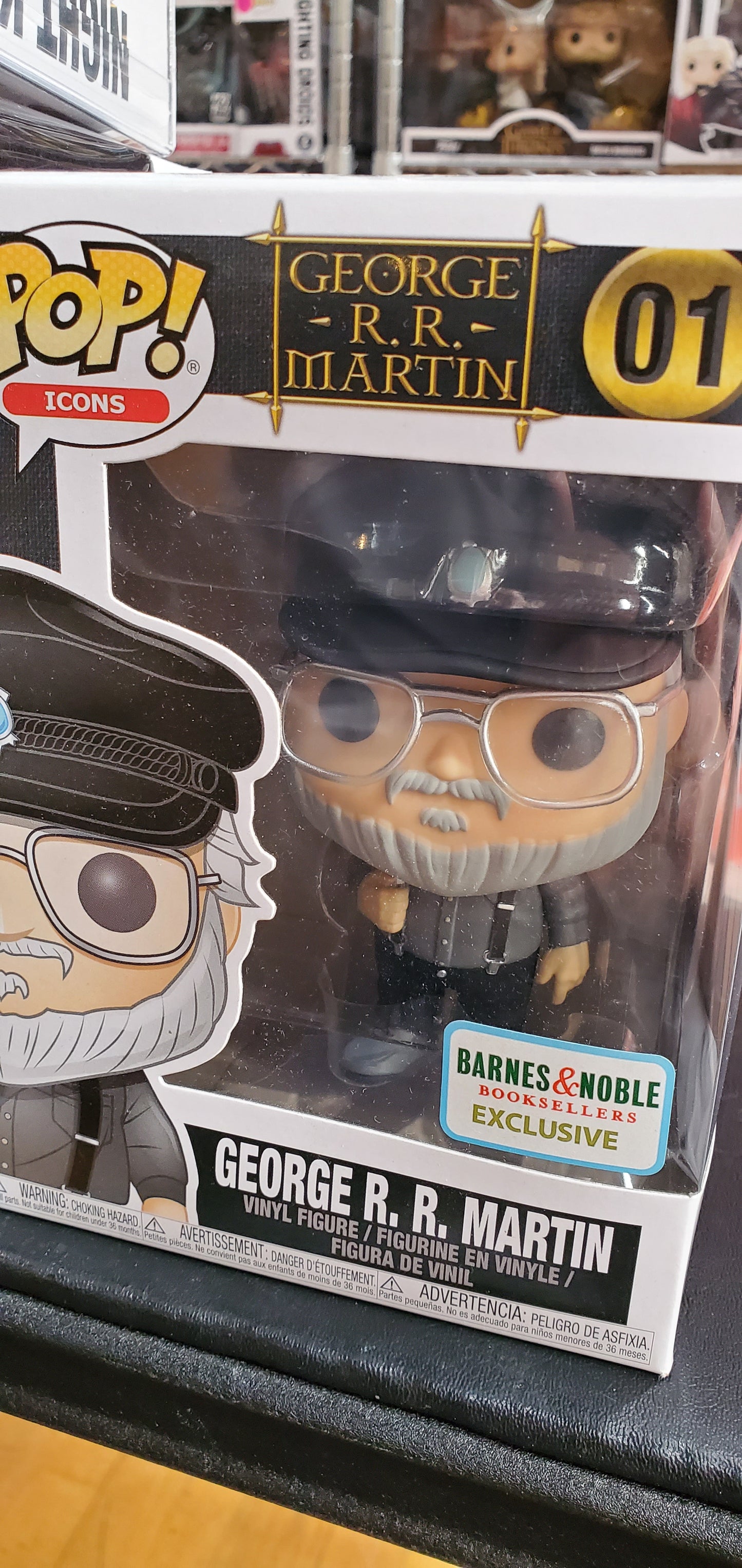 GOT George R.R. Martin 01 Funko Pop! Vinyl figure icons