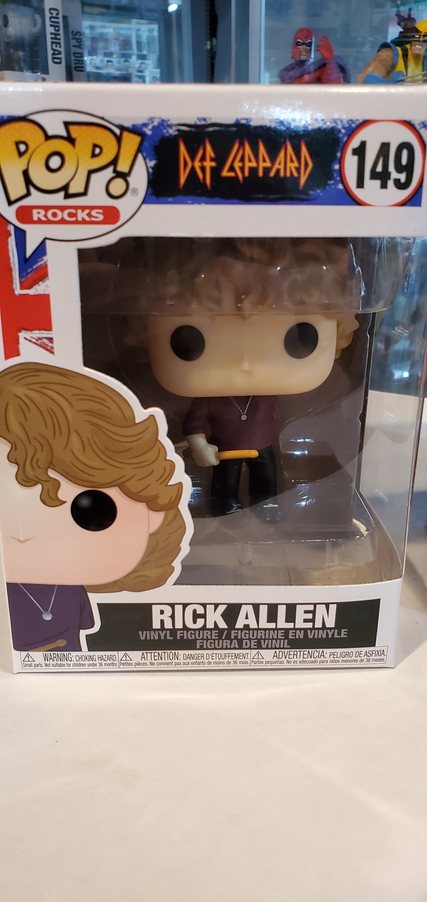 Def Leppard - Rick Allen Funko Pop! Vinyl figure rocks
