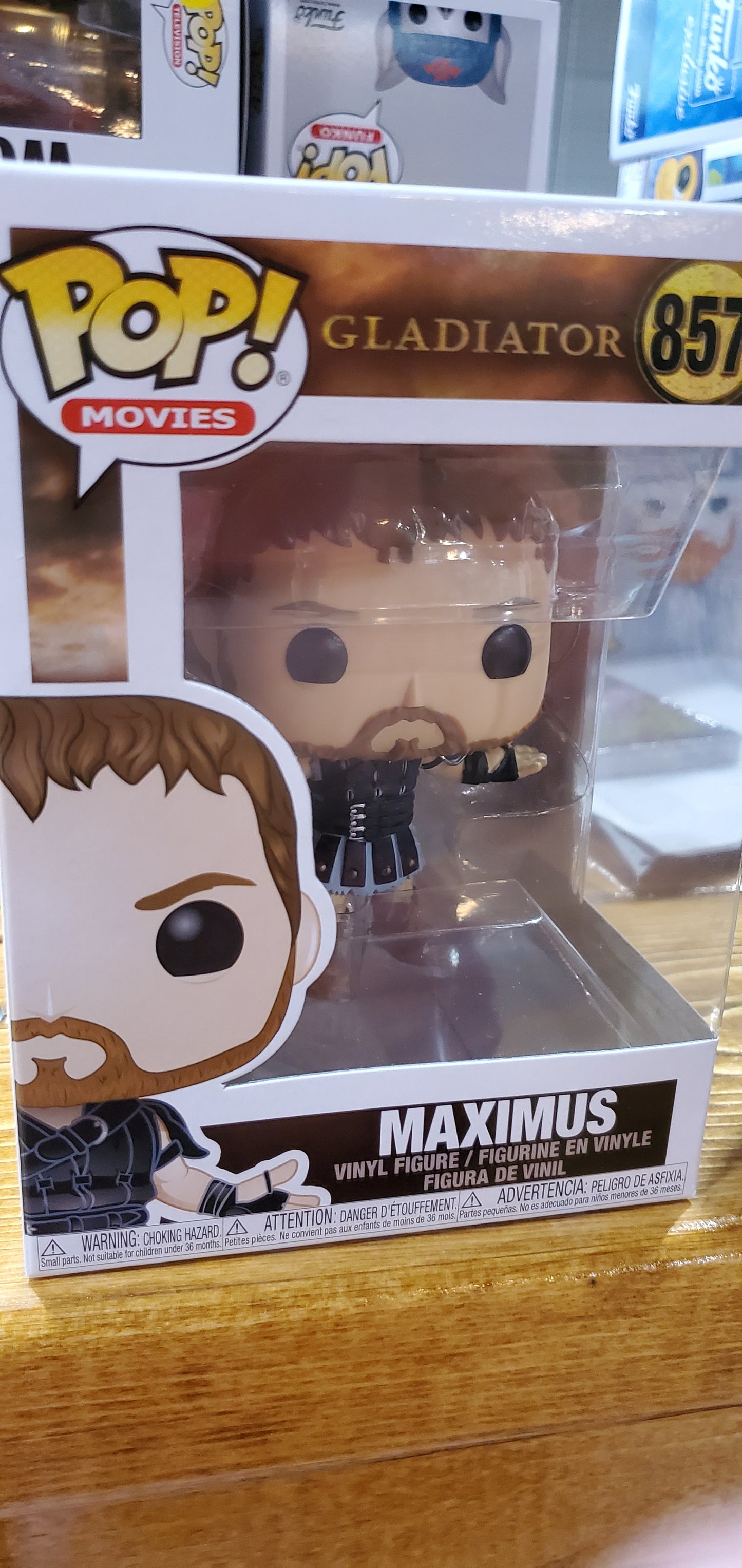 Gladiator Maximus 857 Funko Pop! Vinyl figure movie