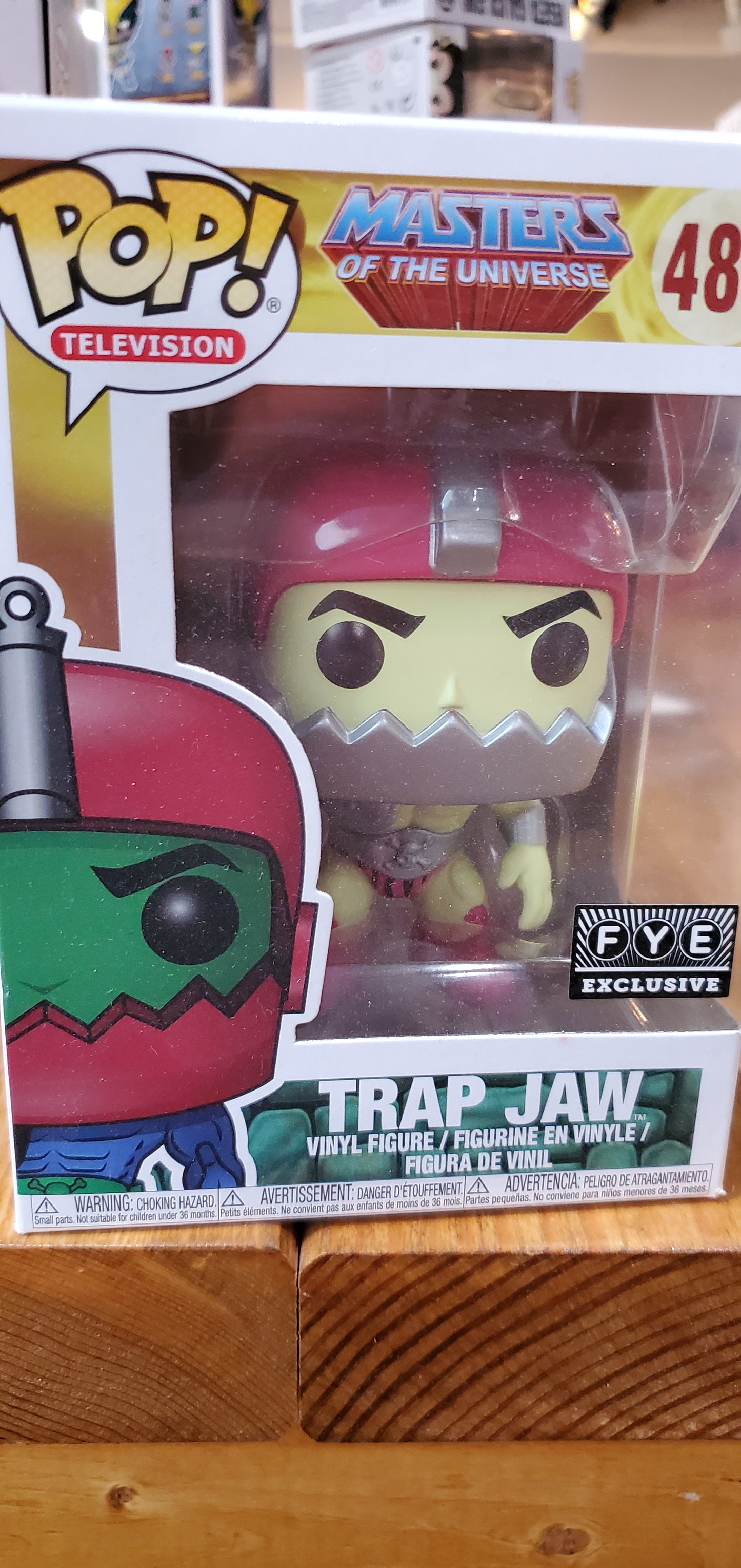 Trap Jaw 487 Masters of the Universe exclusive Funko Pop! Vinyl cartoon