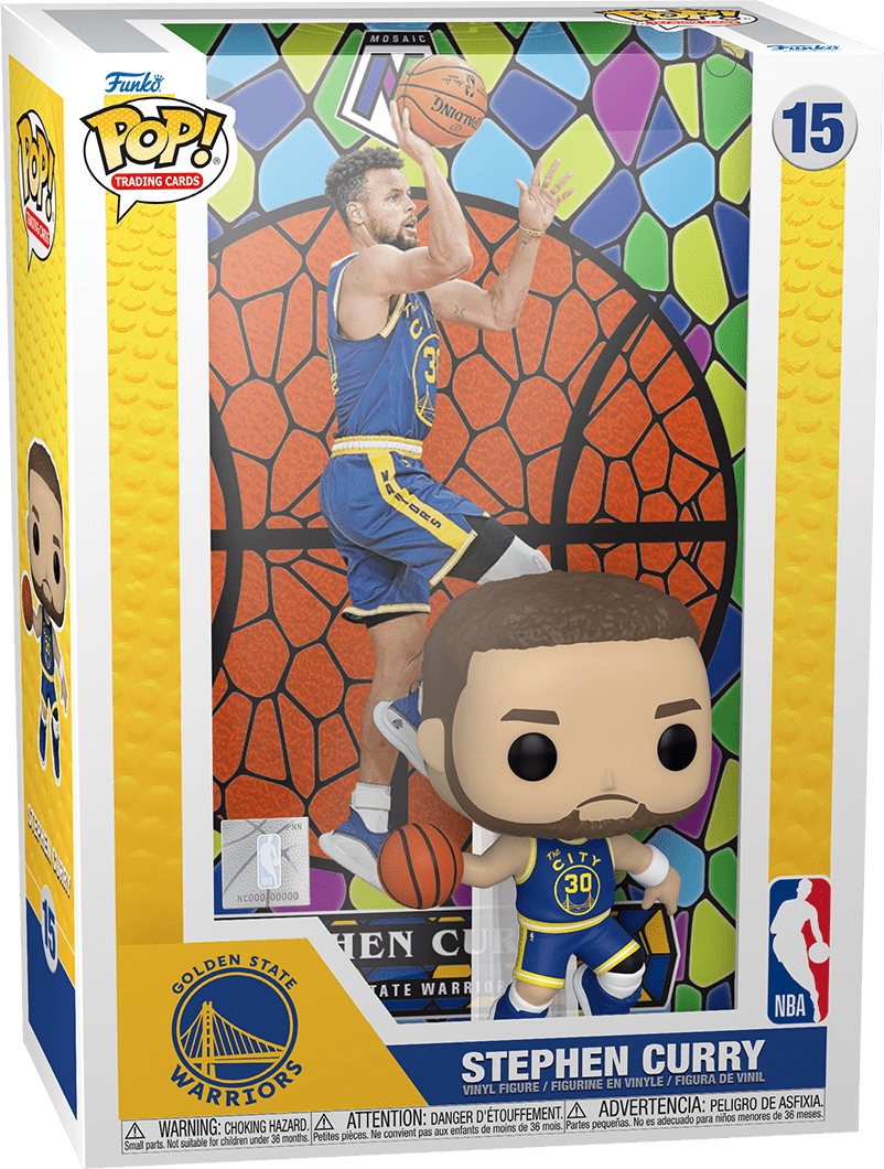 Trading Cards: Stephen Curry #15 (Mosaic) - Funko Pop! Vinyl Figure (sports)