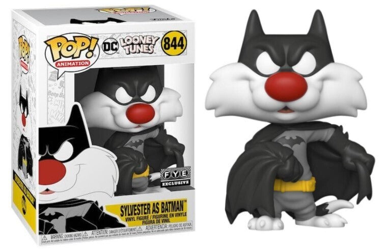 Looney Tunes - Sylvester as Batman #844 - Funko Pop! Vinyl Figure (Cartoon)