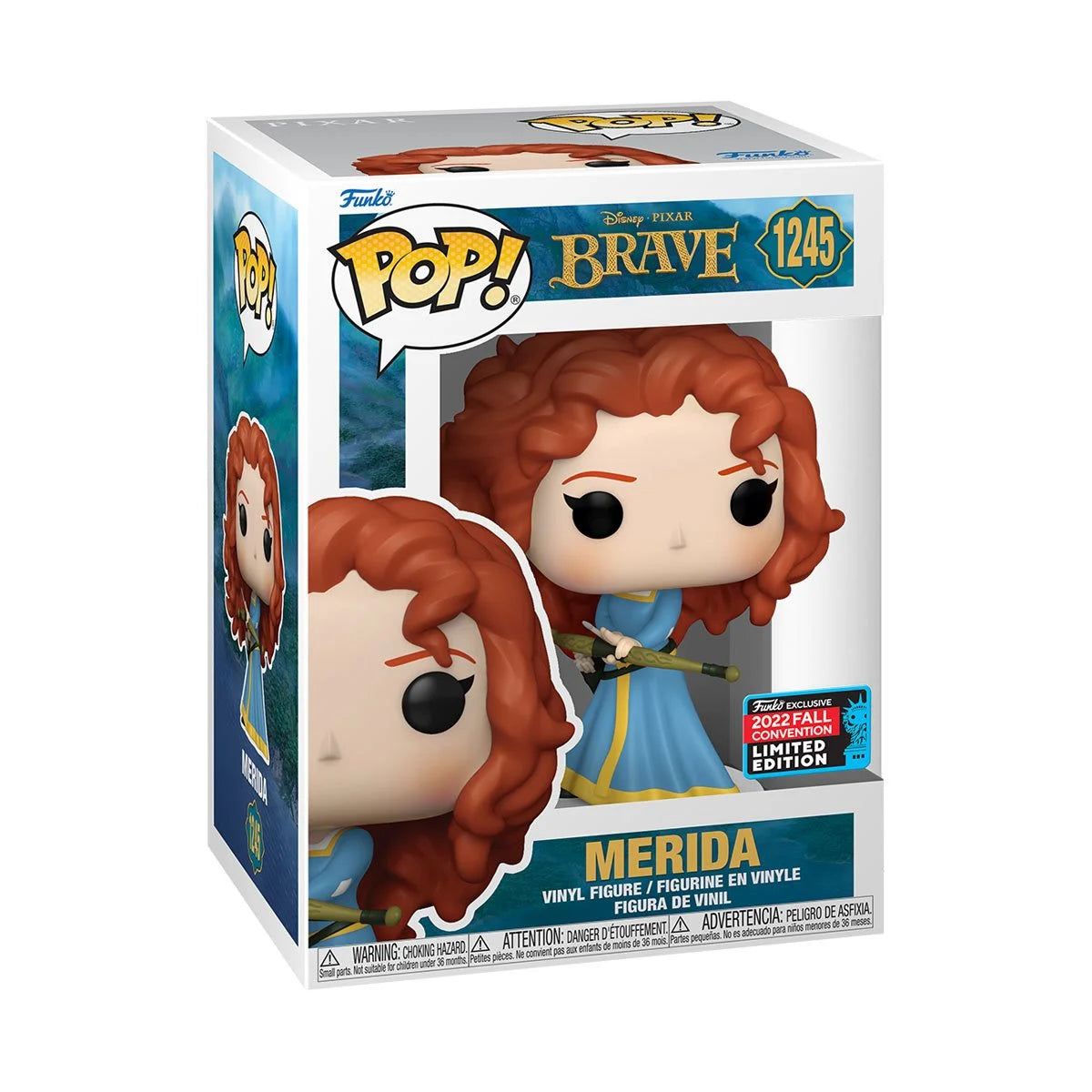NYCC EXCLUSIVE Disney Brave Merida Pop! Vinyl Figure 2022 Funko Pop! Vinyl Figure