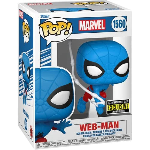 Marvel Spiderman Web man 1560 Exclusive Funko Pop Vinyl Figure
