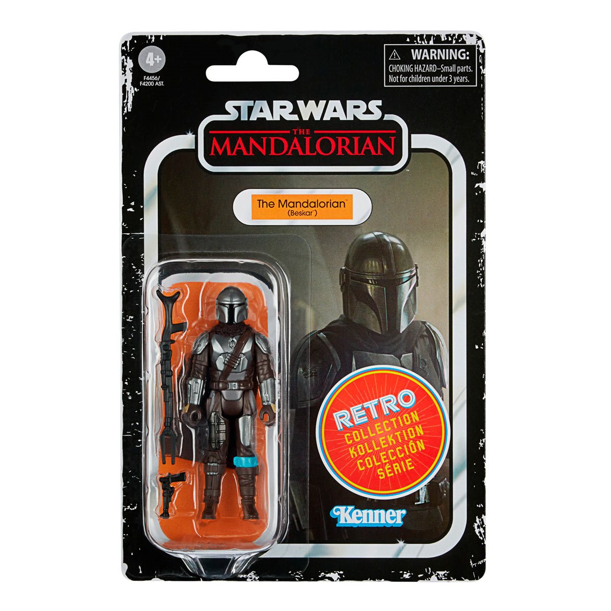 Star Wars: The Mandalorian - Mandalorian (Beskar) Hasbro Retro Collection Action Figure
