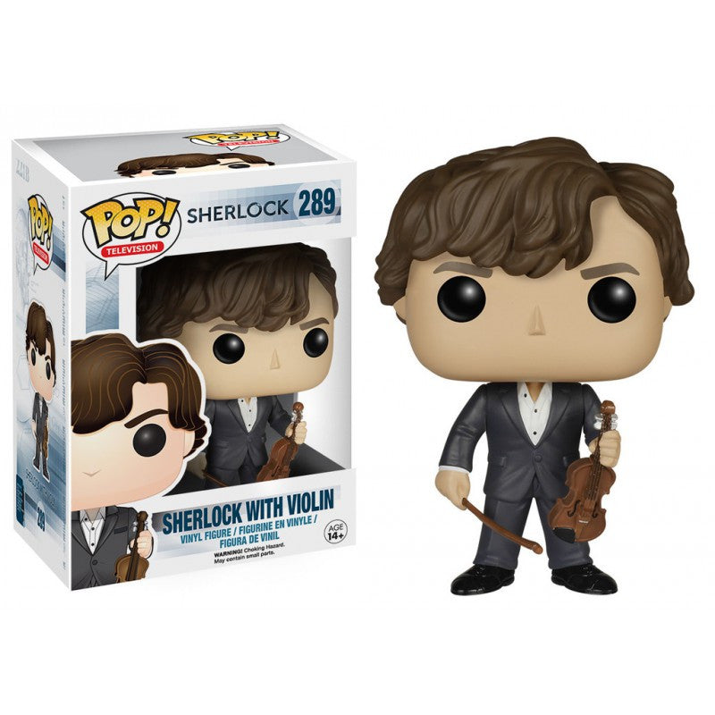 Sherlock with violin 289 Funko Pop! Vinyl Figure retired Television
