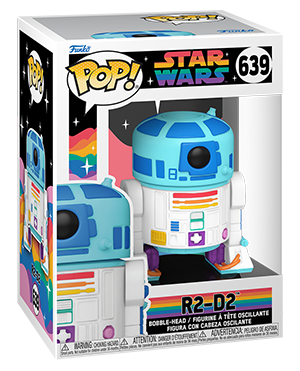 Star Wars R2 D2 639 PRIDE Funko Pop Vinyl Figure Tall
