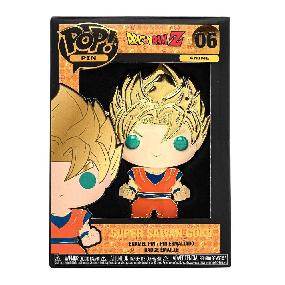 Dragonball Z - Super Saiyan Goku - Funko Pop! Pin | Tall Man Toys