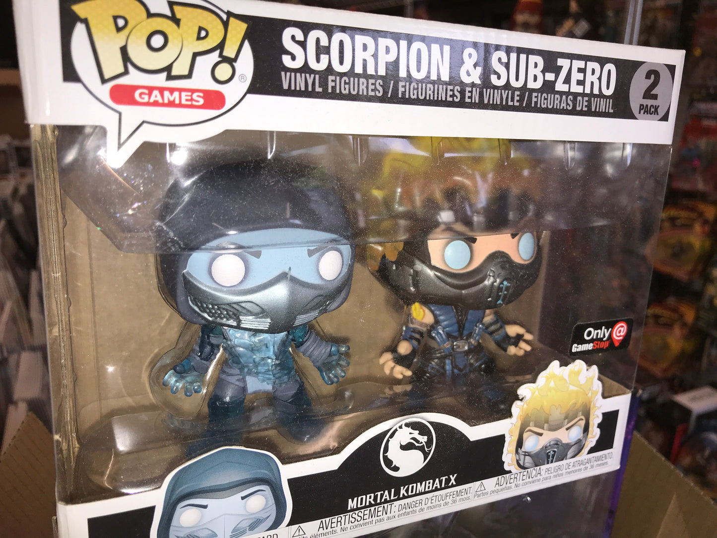 Mortal Kombat x 2 pack exclusive Funko Pop! Vinyl figure games