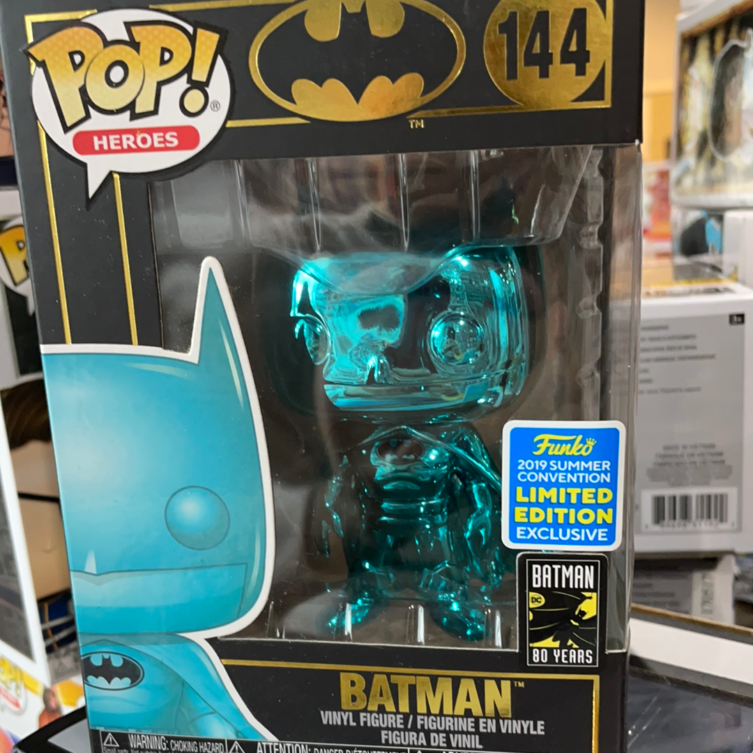Batman teal chrome exclusive 114 Funko Pop! Vinyl Figure store