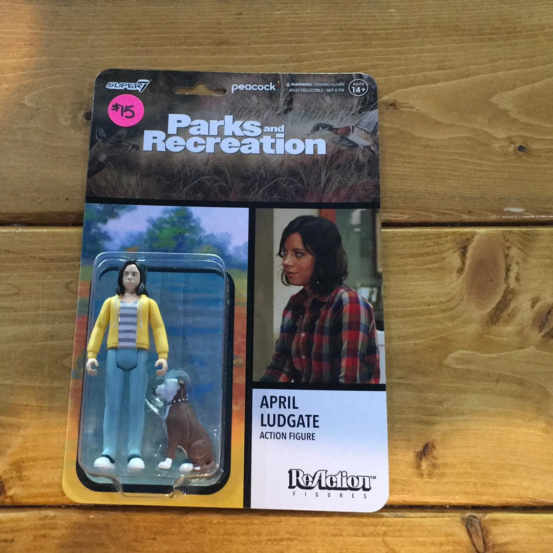 Super7 Parks and Rec REACTION FIGURE April Ludgate – Tall Man