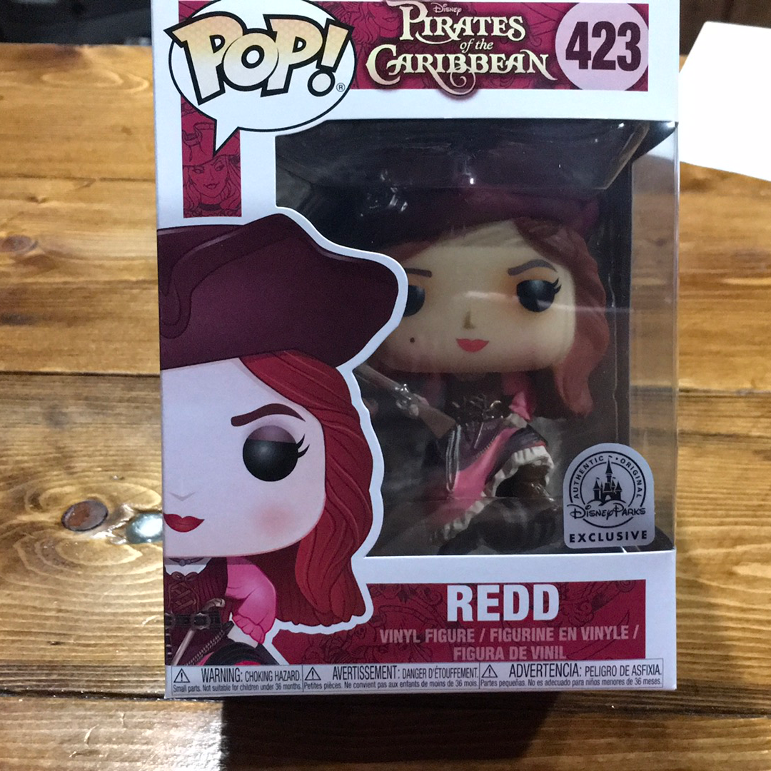 Funko Pop Pirates of The Caribbean Redd 423 Disney Parks Exclusive