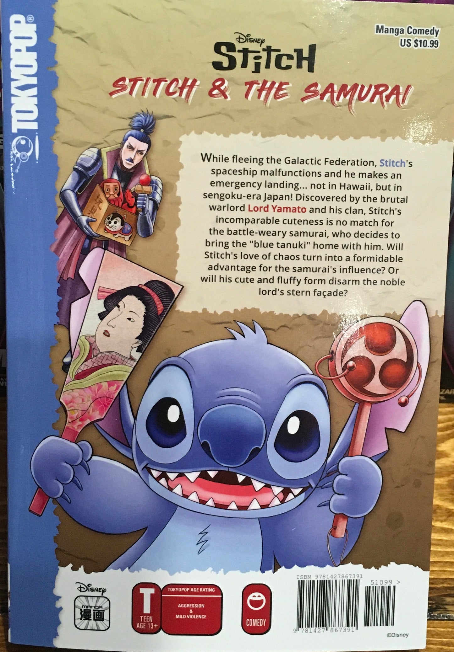 Disney Stitch and the Samurai vol. 1 Manga