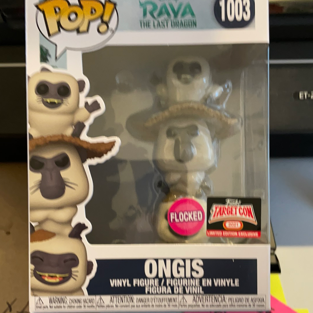 Raya Ongis flocked exclusive Funko Pop! Vinyl figure Disney