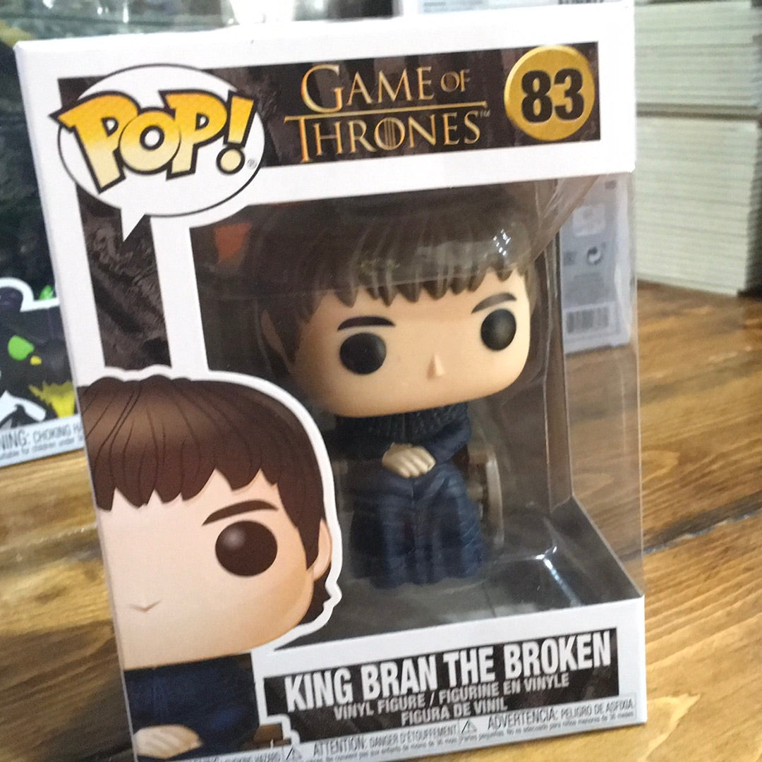GOT Game of Thrones King Bran the Broken 83 Funko Pop! Vinyl figure Television