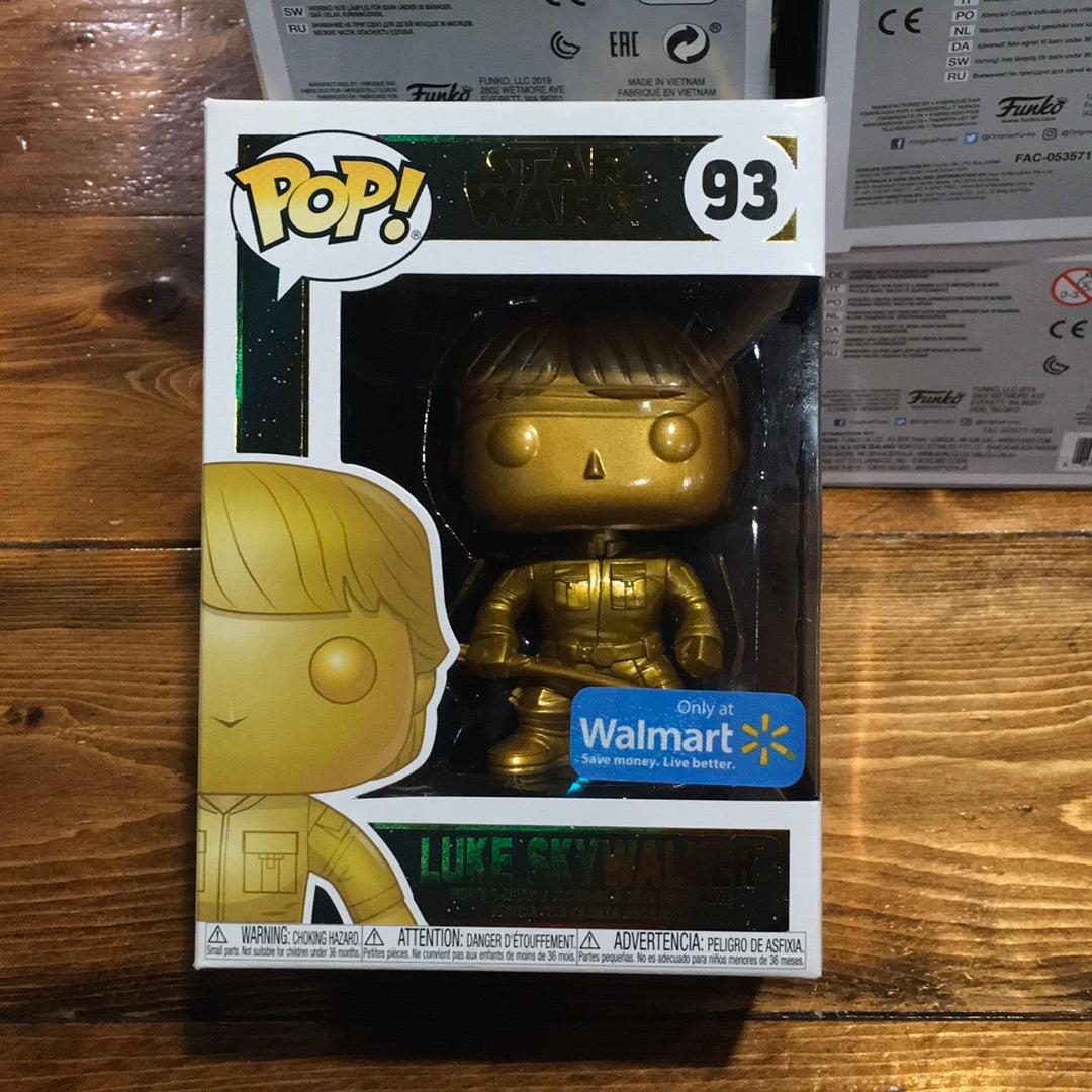 Star Wars Luke Skywalker (Gold) exclusive Funko Pop! Vinyl figure