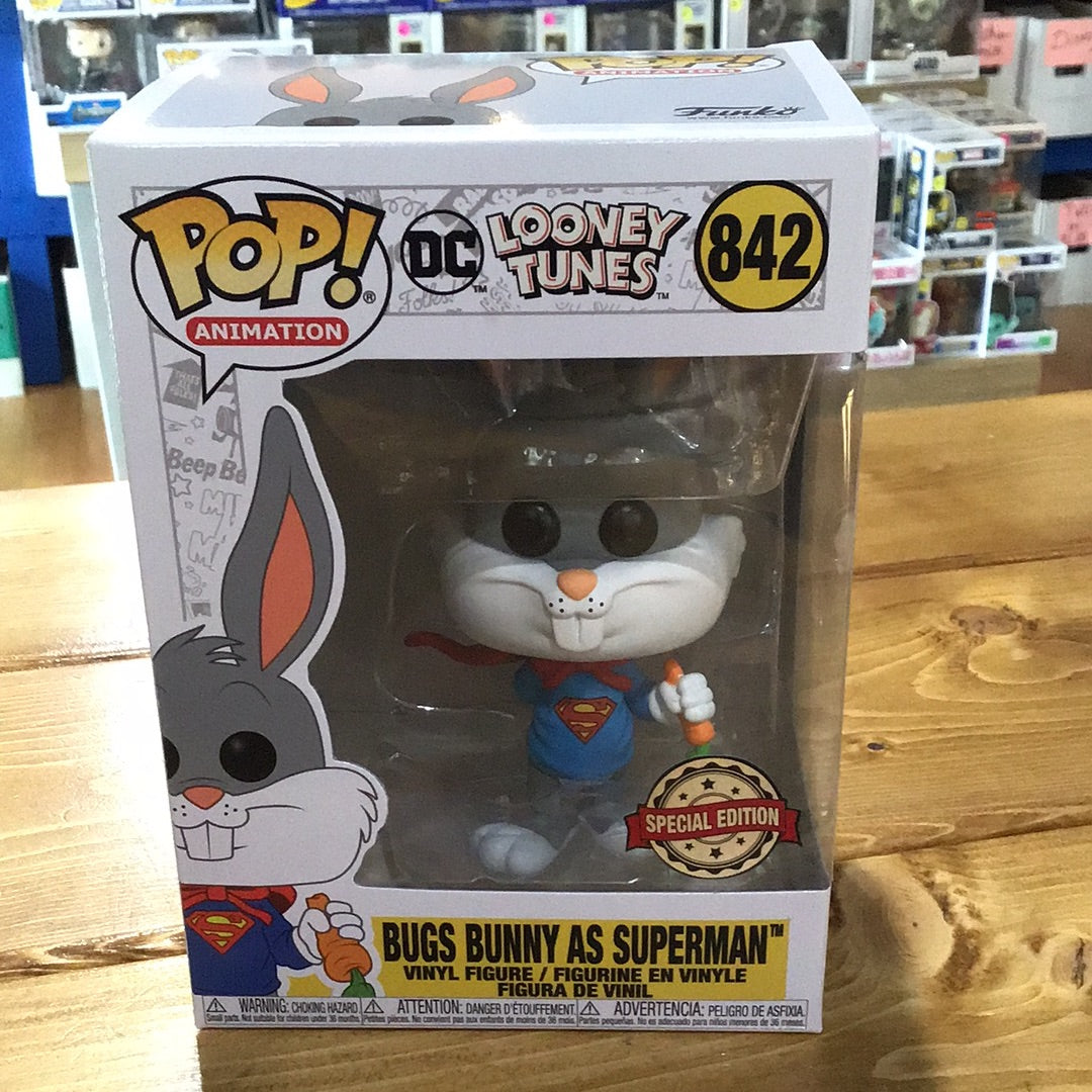 Looney Tunes - Bugs Bunny as Superman exclusive Funko Pop! Vinyl Figure