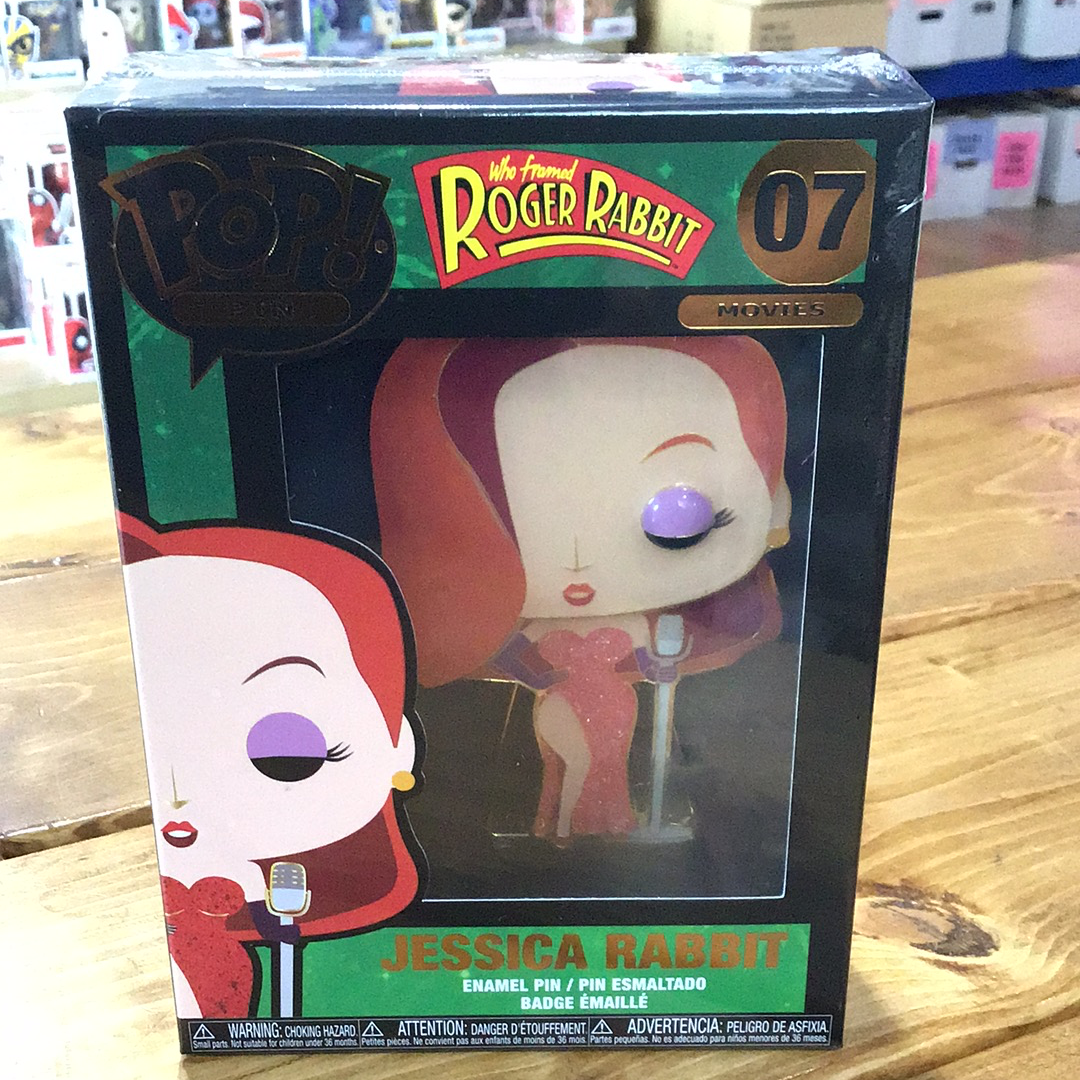 MOVIES Who Framed Roger Rabbit? Jessica Rabbit Funko Pop! Pins