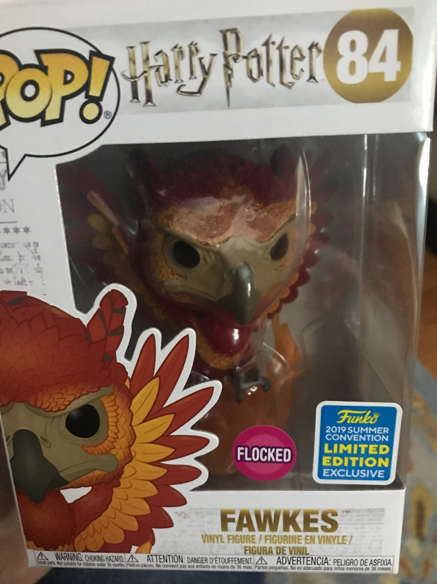 Harry Potter Fawkes Sdcc exclusive Funko Pop! Vinyl figure 2020