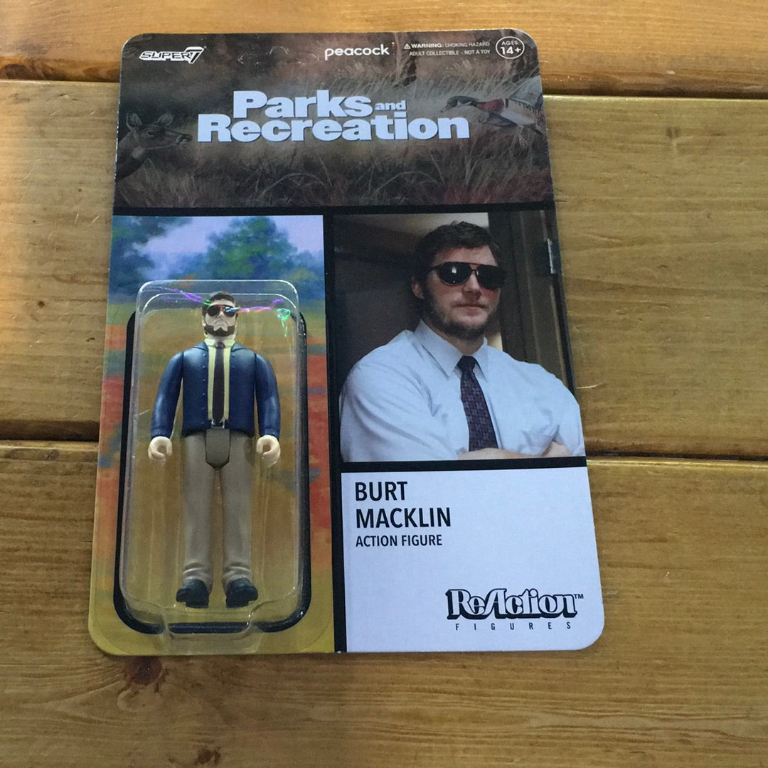 Super7 - Parks and Rec REACTION FIGURE - Burt Macklin