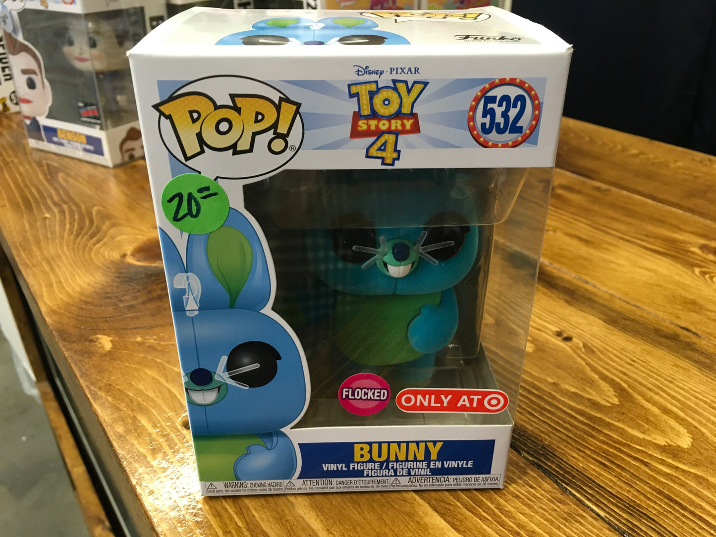 Disney Toy Story 4 Bunny Target Flocked Funko Pop! Vinyl figure