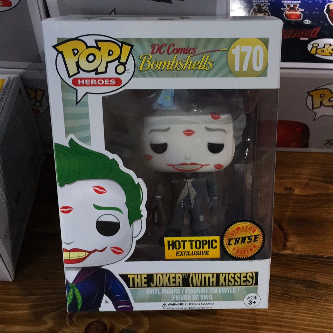 Joker with kisses exclusive Funko Pop! Vinyl figure dc comics