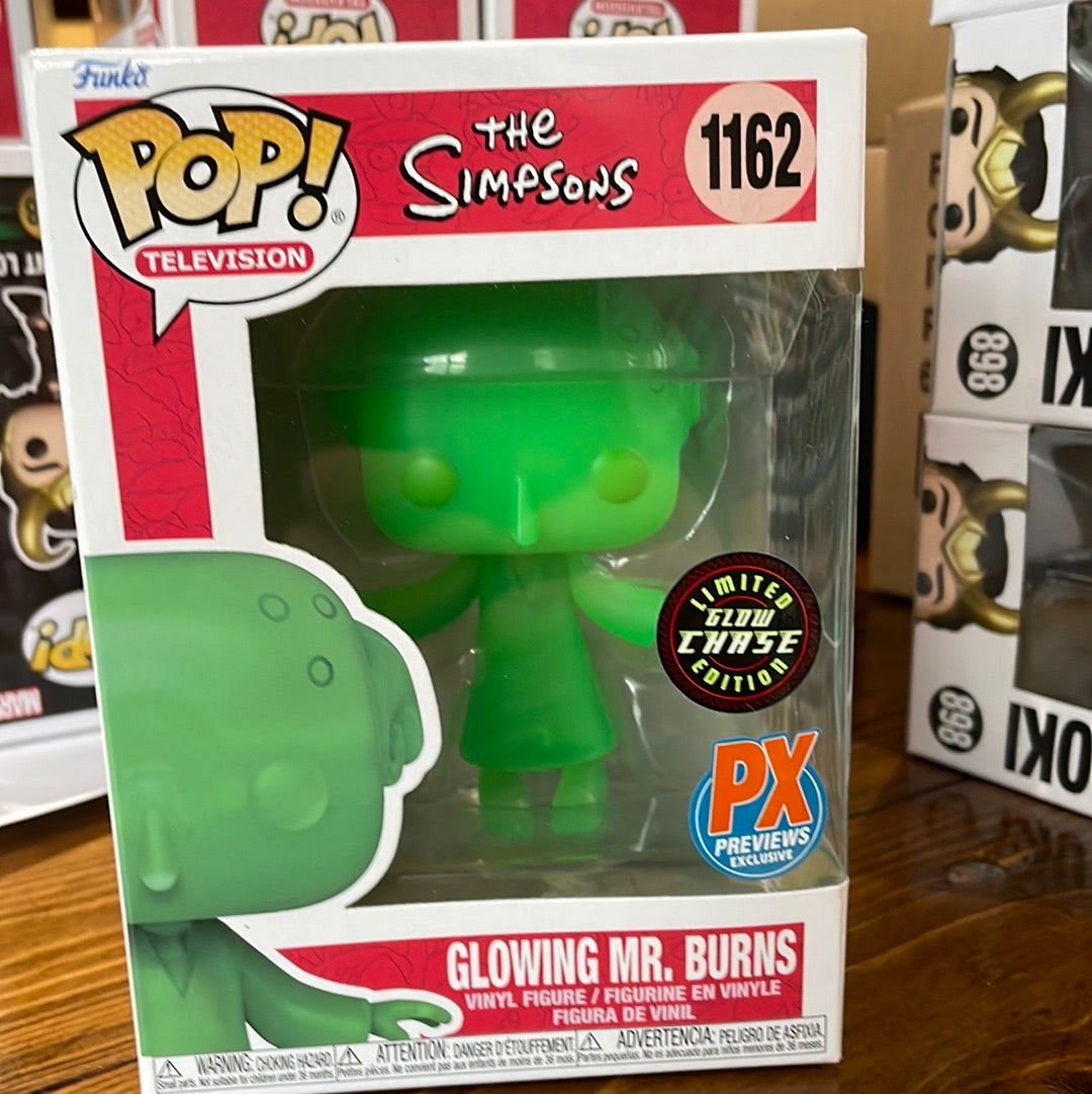 Simpsons - Glowing Mr Burns #1162 - Exclusive Funko Pop! Vinyl Figure (Cartoon)