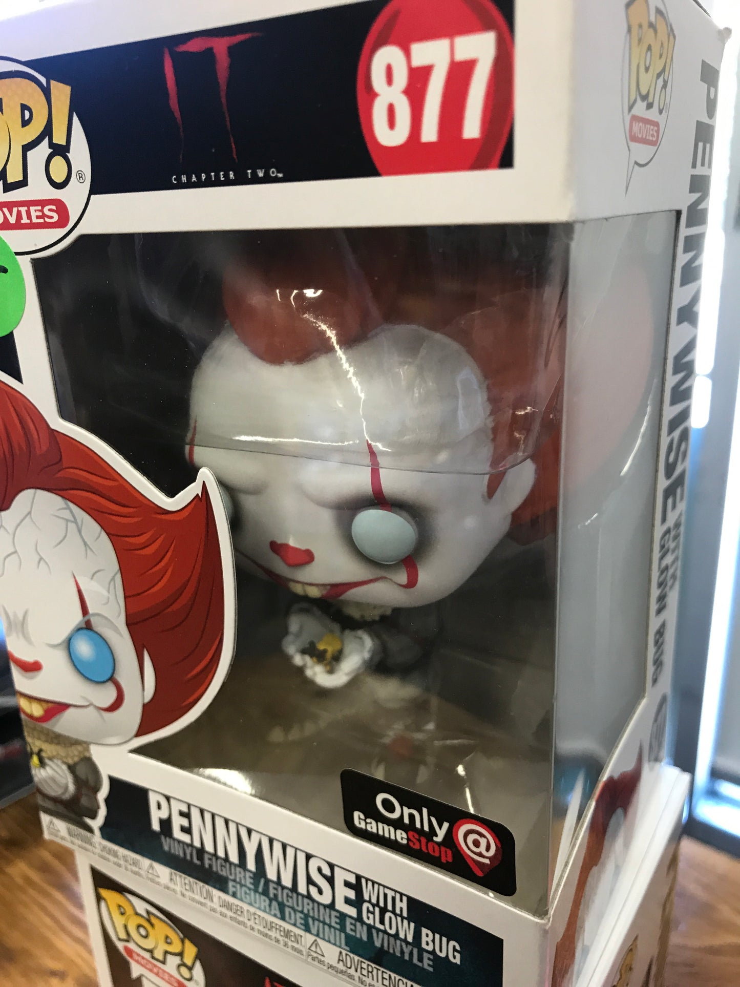 IT pennywise with Glow Bug exclusive Funko Pop! Vinyl figure movie