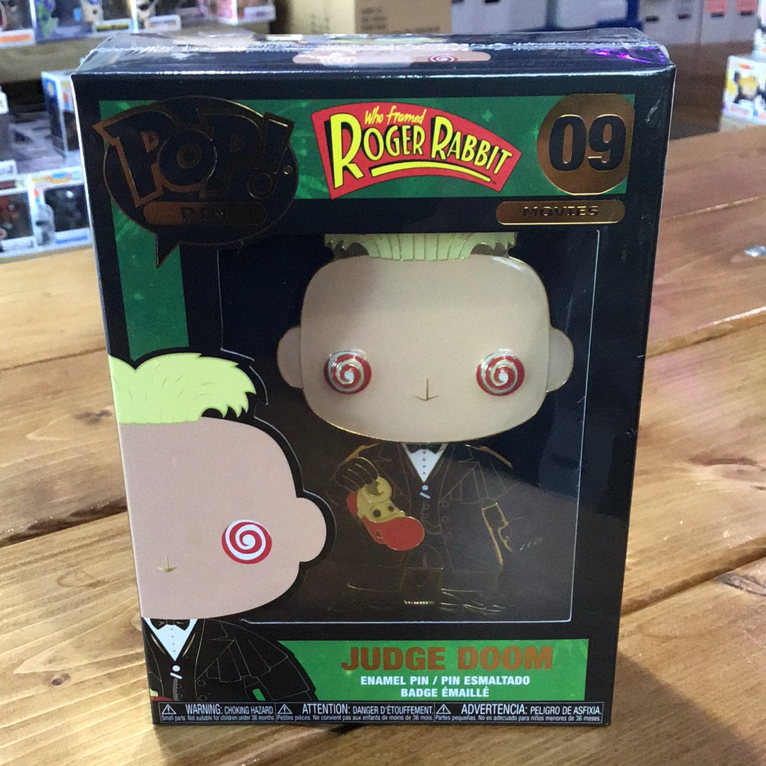 MOVIES Who Framed Roger Rabbit? Judge Doom Funko Pop! Pins