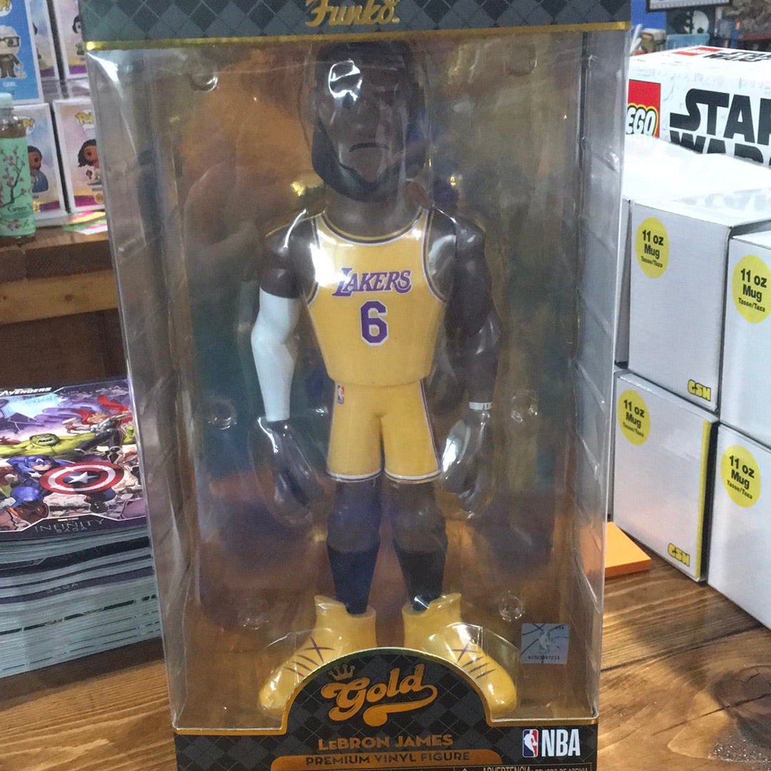 Funko Gold 12" NBA LeBron James Vinyl Figure